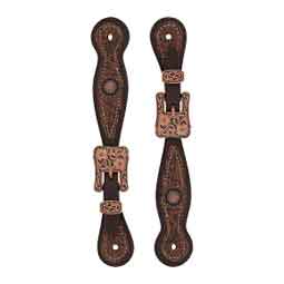 Western Floral Womens Spur Straps  Weaver Leather